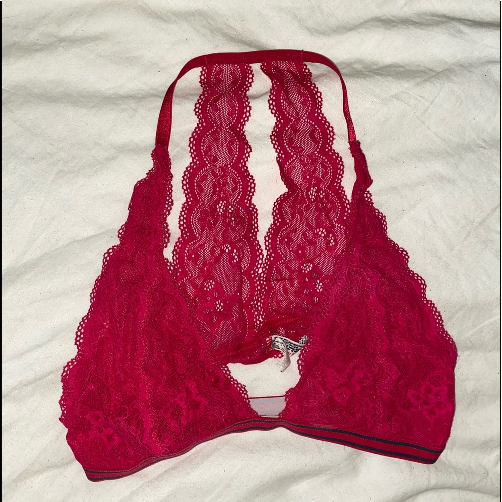 Free People Pink Lace Bralette